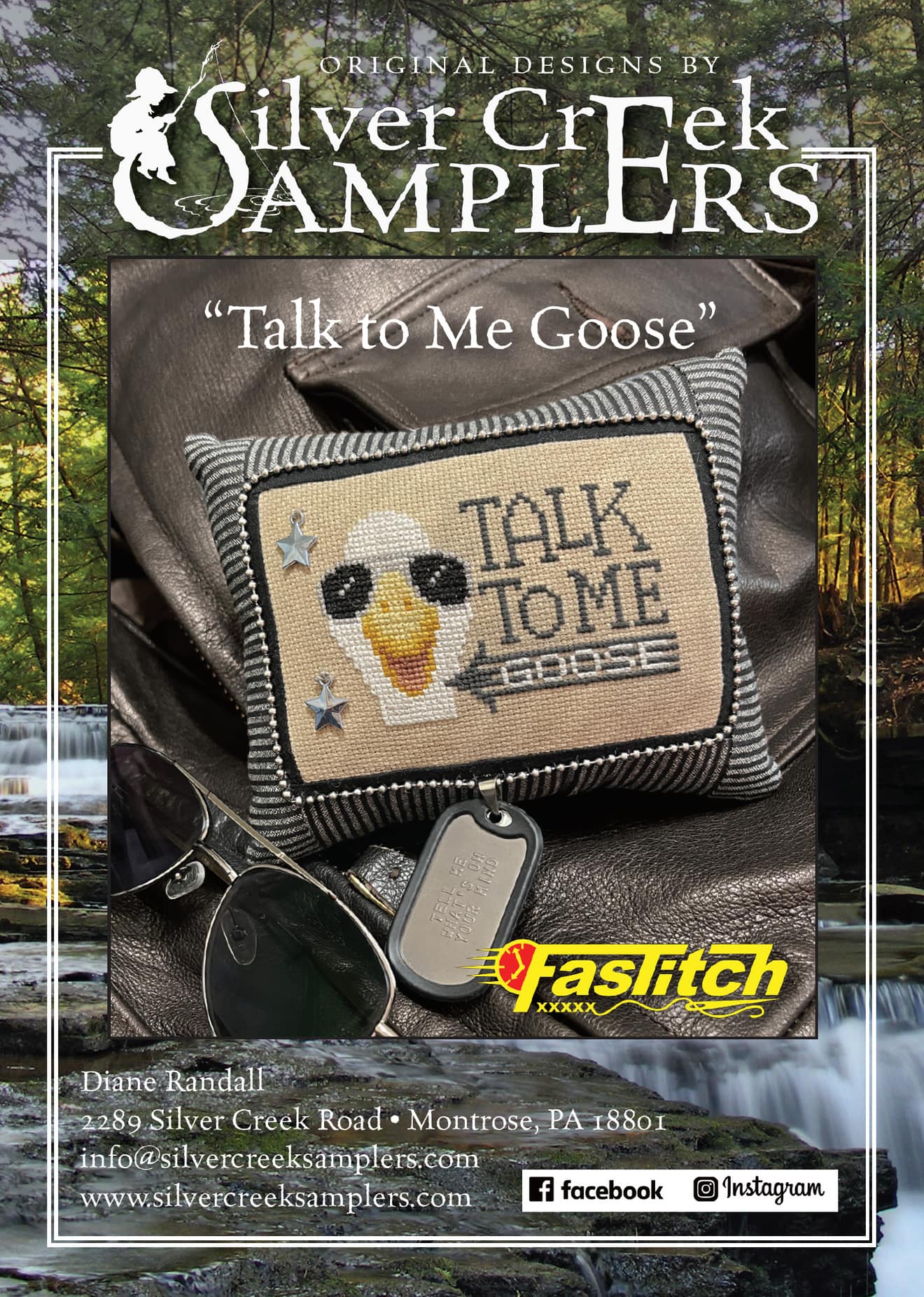 Talk to me Goose! by Silver Creek Samplers for Needlework Marketplace
