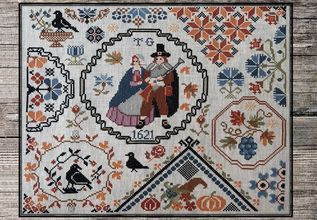 ✓ Thanksgiving Quaker by Twin Peak Primitives-Twin Peak Primitives-Millennial Fabrics