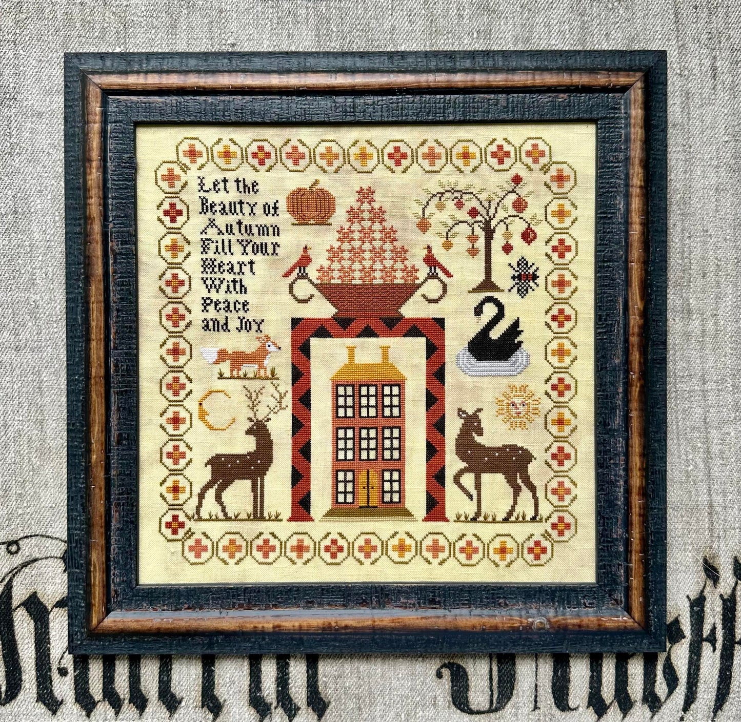 The beauty of Autumn by Kathy Barrick for Needlework Marketplace