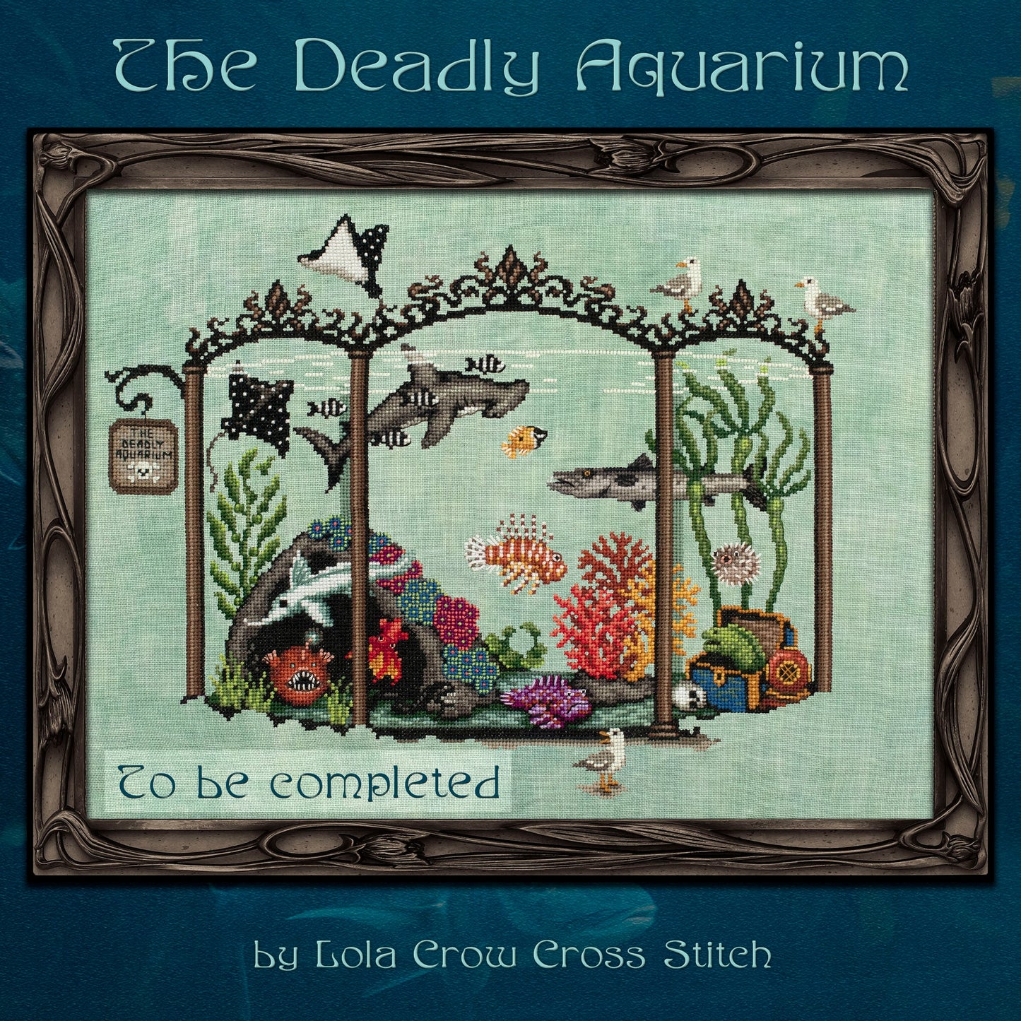 The Deadly Aquarium by Lola Crow for Needlework Marketplace