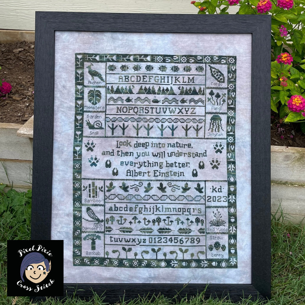 The Natural World by Pixie Pixel Cross Stitch for Needlework Marketplace