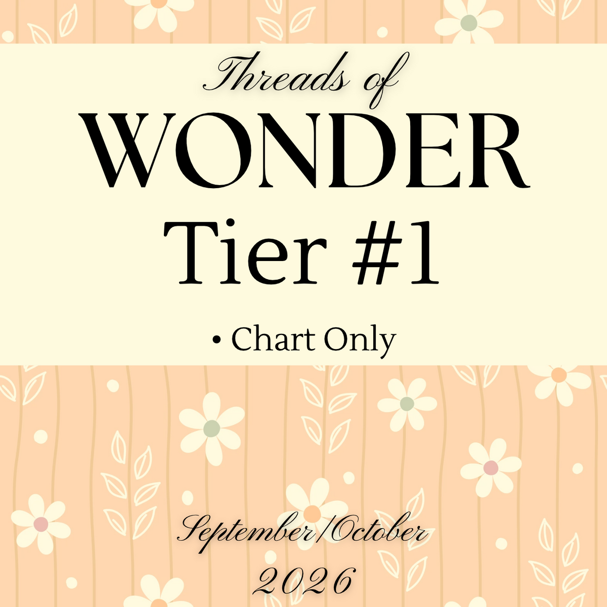 *Preorder* Threads of Wonder September/October: Tier #1