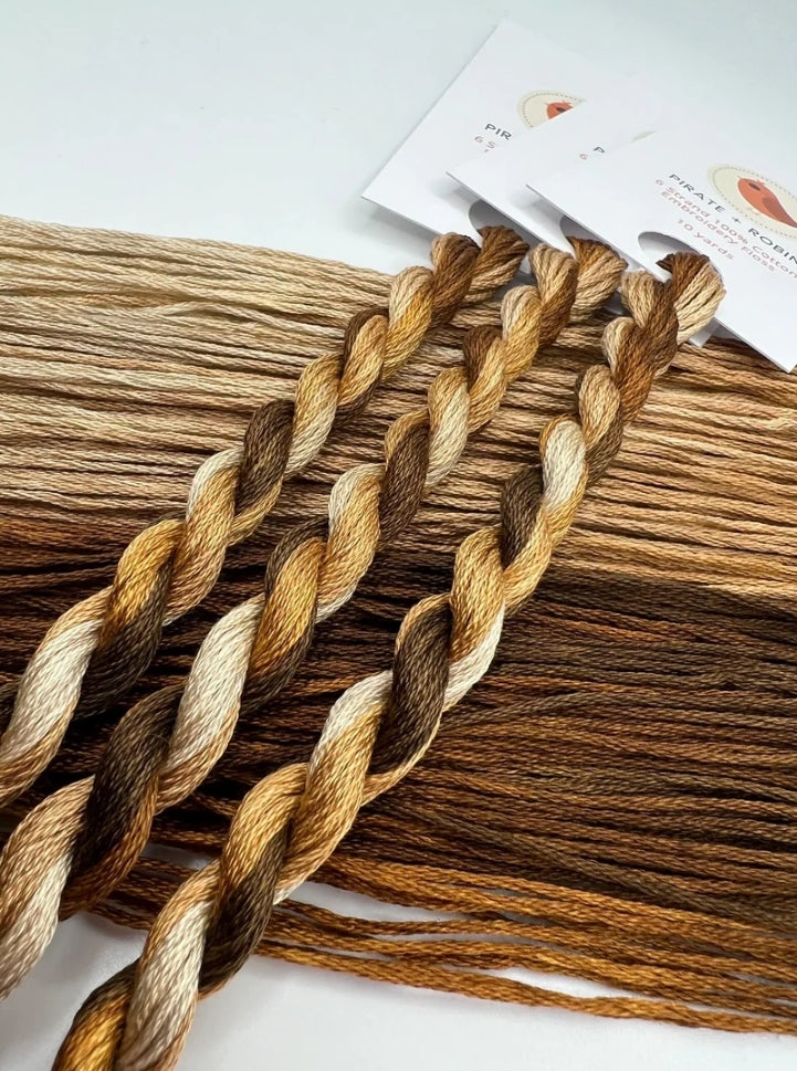 Toasty | 6 Strand Embroidery Floss by Pirate + Robin