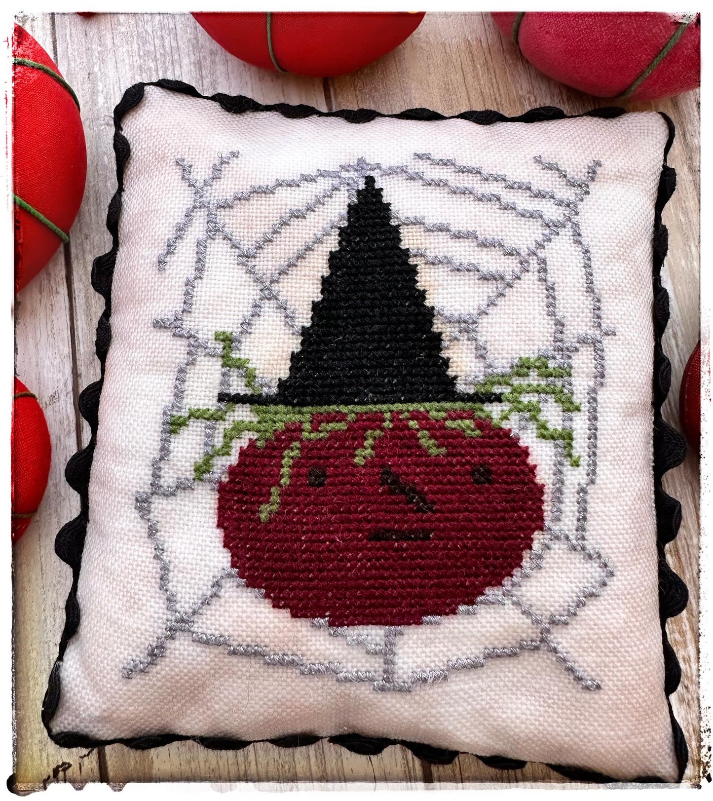 ✓ Tomato Witch by Lucy Beam-Cross Stitch-Lucy Beam-Millennial Fabrics