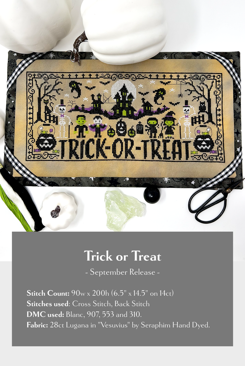 Trick or Treat by Tiny Modernist for Needlework Marketplace