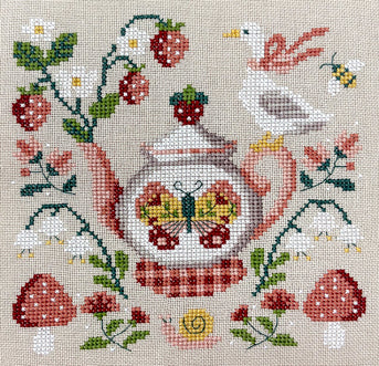 *Nashville Market 26' Preorder* The Goose Teapot by Tiny Modernist-Cross Stitch-Tiny Modernist-Millennial Fabrics