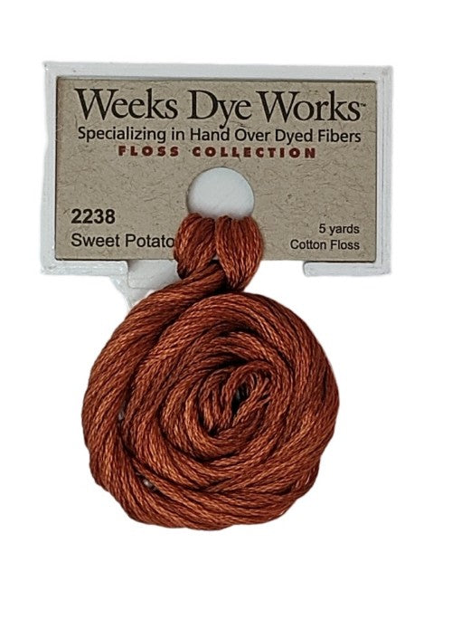 2238 Sweet Potato | Weeks Dye Works 6 Strand Floss