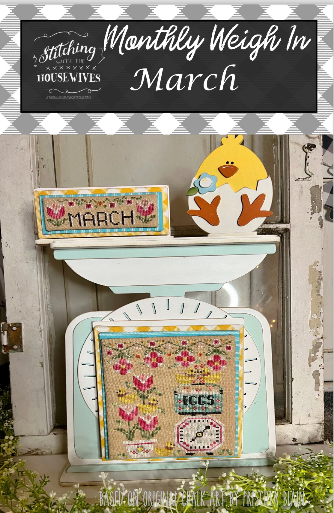 ✓ Monthly Weigh In- March by Stitching with the Housewives