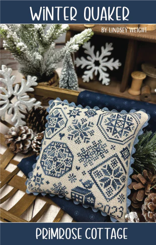✓ Winter Quaker by Primrose Cottage Stitches-Cross Stitch-Primrose Cottage Stitches-Millennial Fabrics