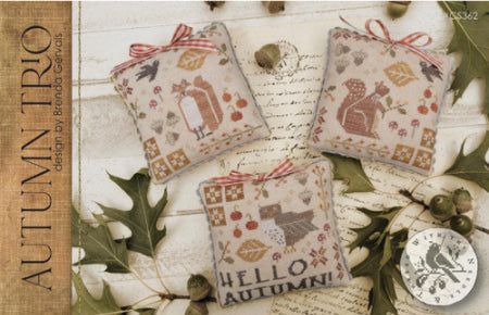 Autumn Trio by Brenda Gervais (With Thy Needle and Thread)