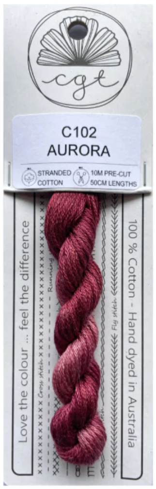 C102 Aurora (Daydream Collection) | 6 Strand Embroidery Floss by Cottage Garden Threads