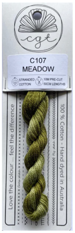 C107 Meadow (Daydream Collection) | 6 Strand Embroidery Floss by Cottage Garden Threads