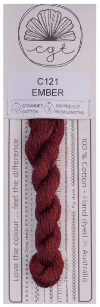 C121 Ember (Secret Garden Collection) | 6 Strand Embroidery Floss by Cottage Garden Threads
