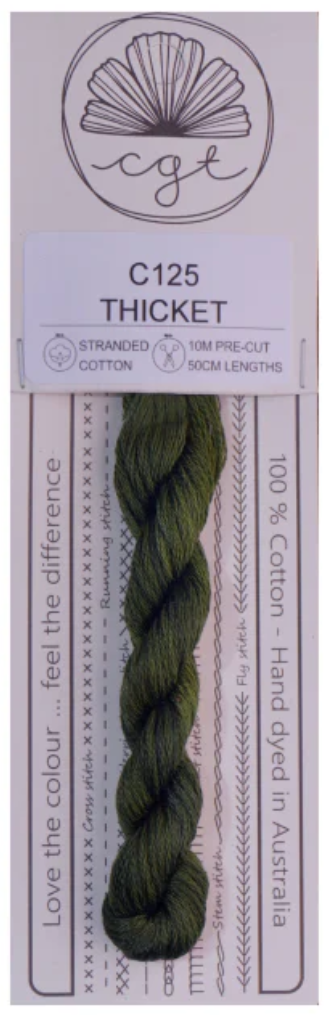 C125 Thicket (Secret Garden Collection) | 6 Strand Embroidery Floss by Cottage Garden Threads
