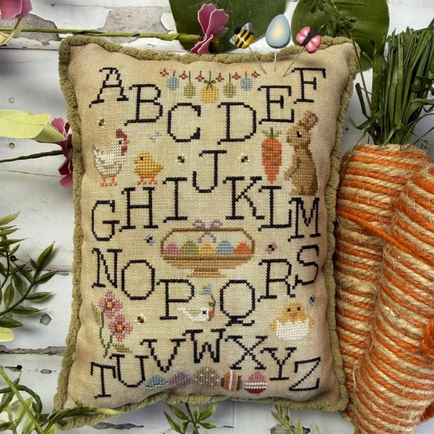 Easter Alphabet Sampler by Puntini Puntini