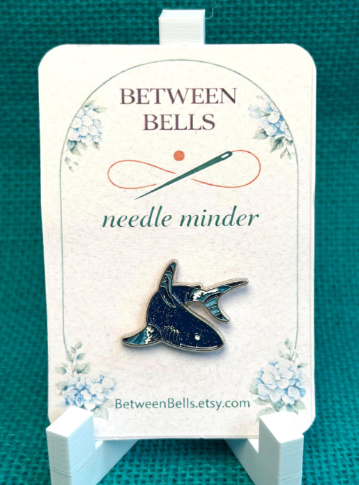 "Blue Shark" Needle Minder by Between Bells