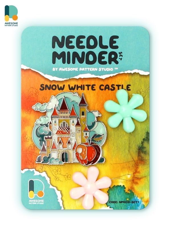 *Preorder* Snow White Castle Needle Minder by Awesome Pattern Studio