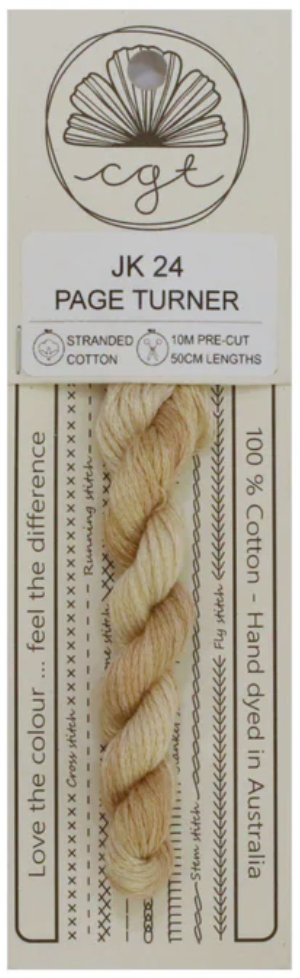 JK24 Page Turner | 6 Strand Embroidery Floss by Cottage Garden Threads