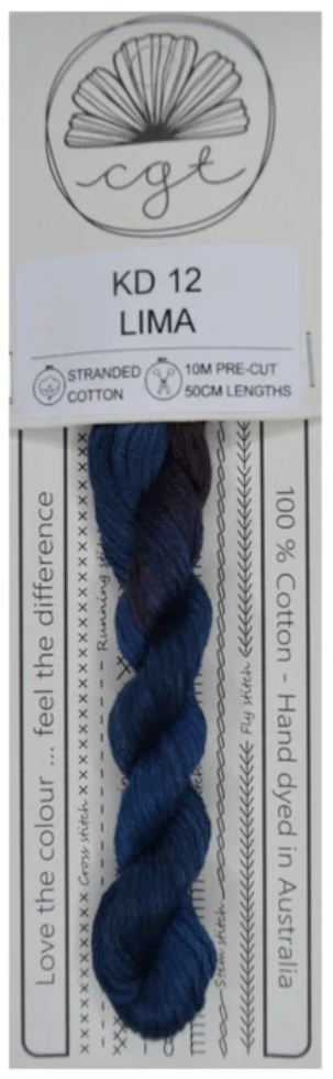 KD12 Lima | 6 Strand Embroidery Floss by Cottage Garden Threads