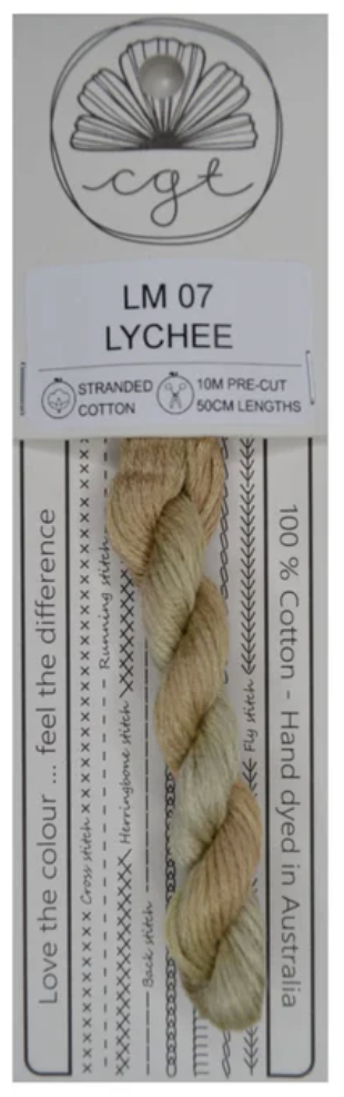 LM07 Lychee | 6 Strand Embroidery Floss by Cottage Garden Threads