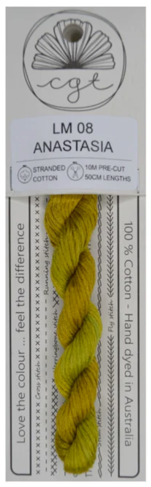 LM08 Anastasia | 6 Strand Embroidery Floss by Cottage Garden Threads