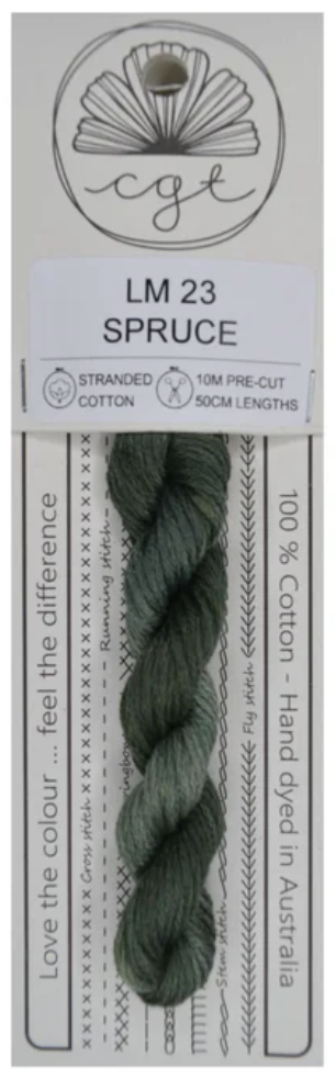 LM23 Spruce | 6 Strand Embroidery Floss by Cottage Garden Threads