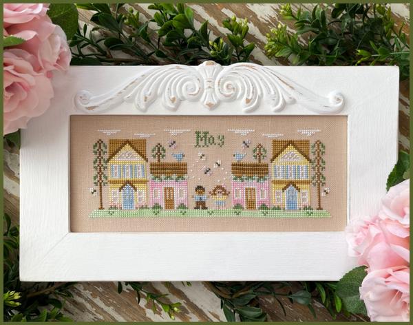 ✓ May: Monthly Mini Village by Country Cottage Needleworks