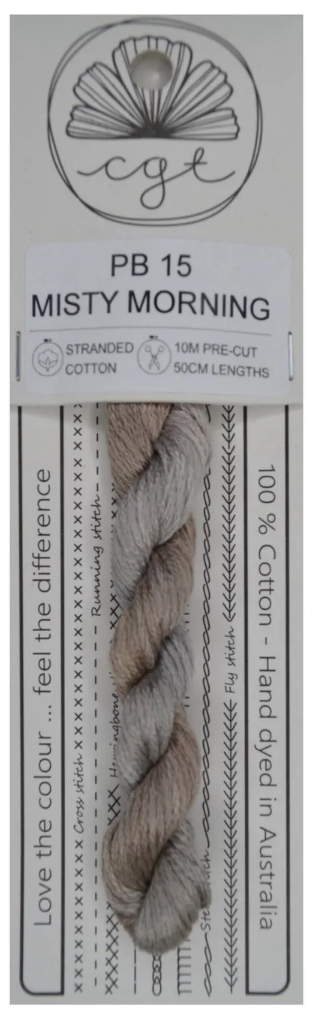 PB15 Misty Morning | 6 Strand Embroidery Floss by Cottage Garden Threads