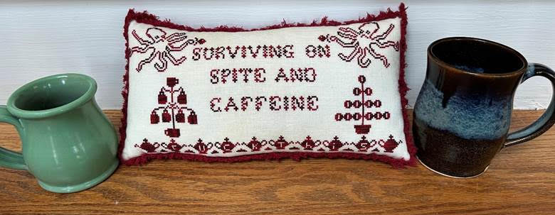 ✩Preorder✩ Spite and Caffeine by Rebel Stitcher Designs