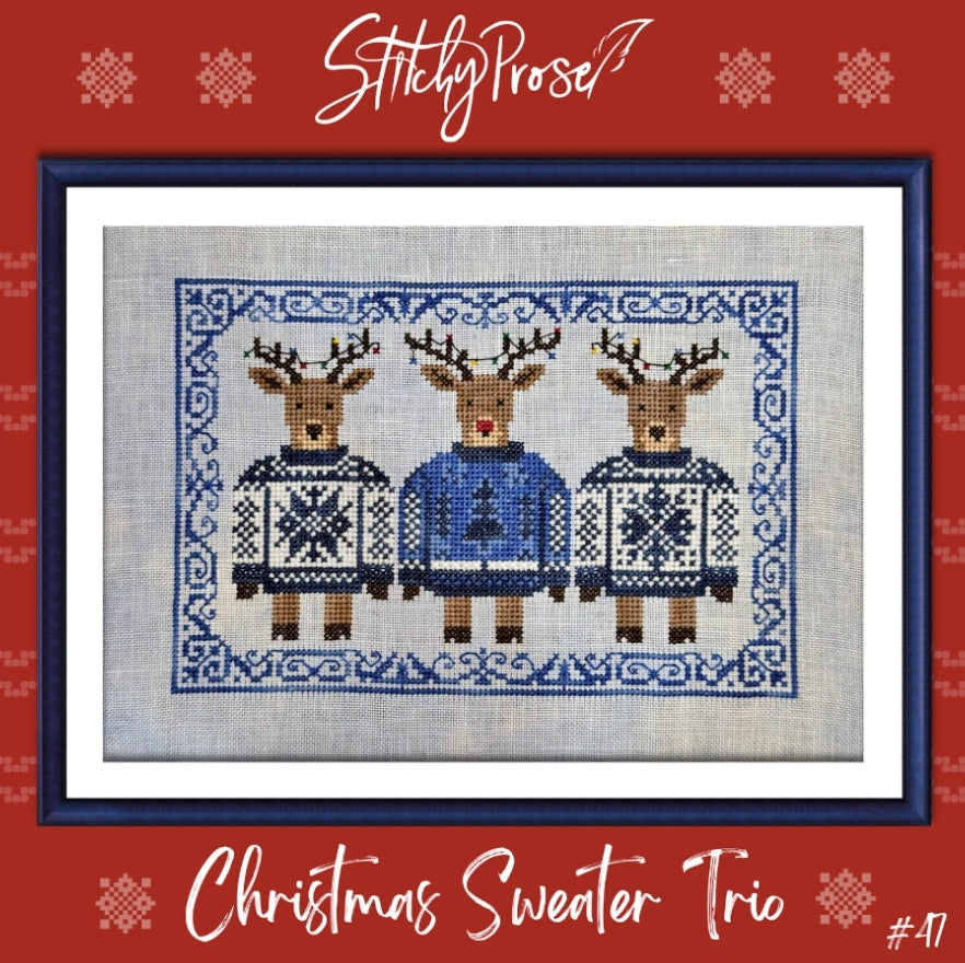 ✩Preorder✩ Christmas Sweater Trio by Stitchy Prose