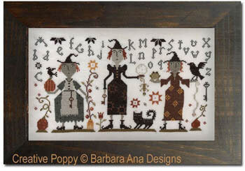 Three Witches by Barbara Ana Designs-Cross Stitch-Barbara Ana Designs-Millennial Fabrics