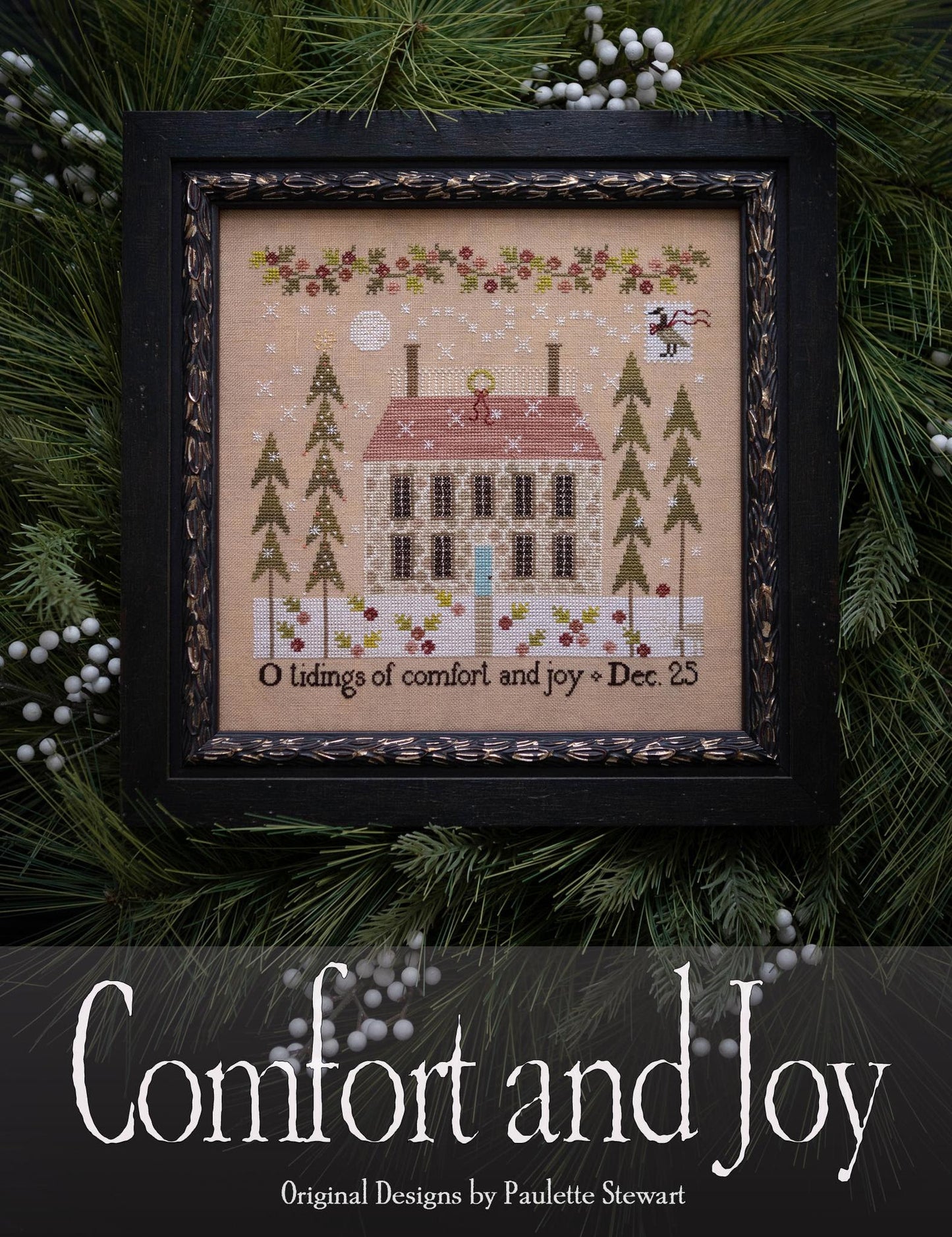 ✓ Comfort and Joy by Plum Street Samplers-Cross Stitch-Plum Street Samplers-Millennial Fabrics