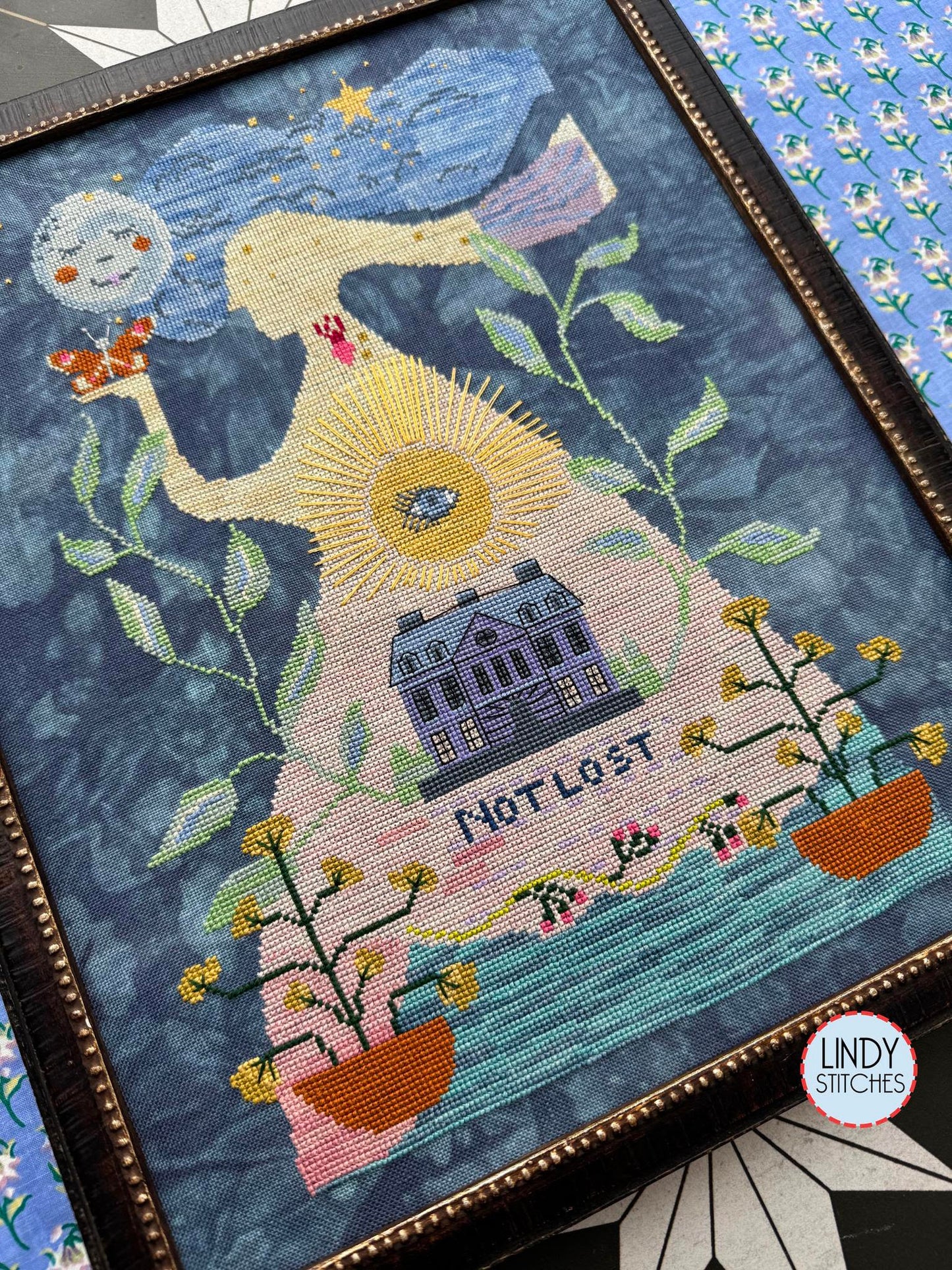*Nashville Market 26' Preorder* Not Lost by Lindy Stitches-Cross Stitch-Lindy Stitches-Millennial Fabrics