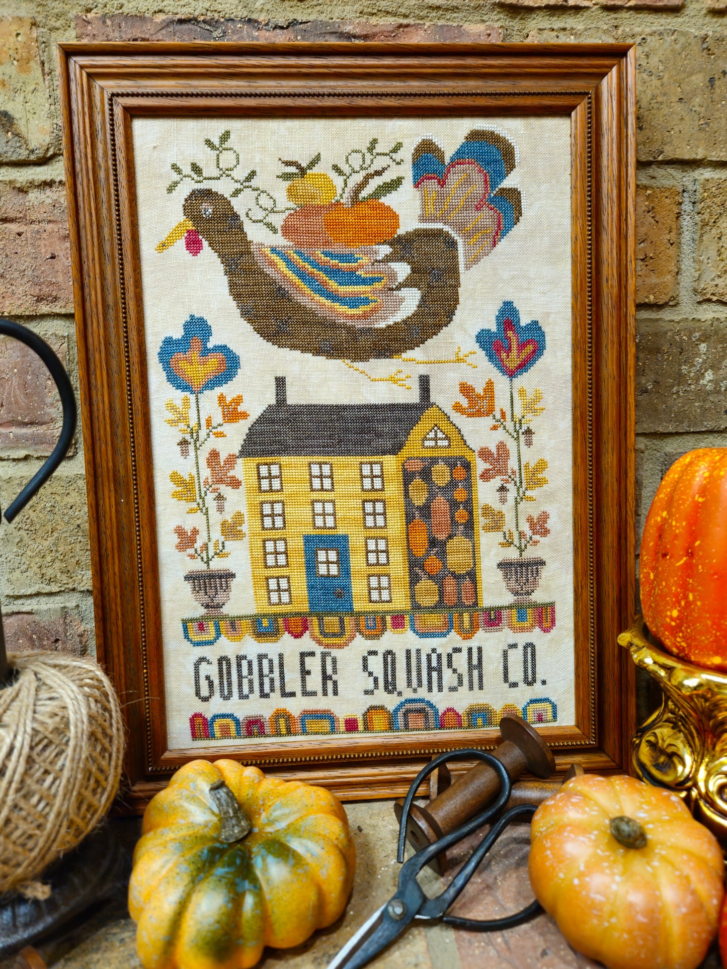 *Preorder* Gobbler Squash Co. by Quaint Rose Needlearts