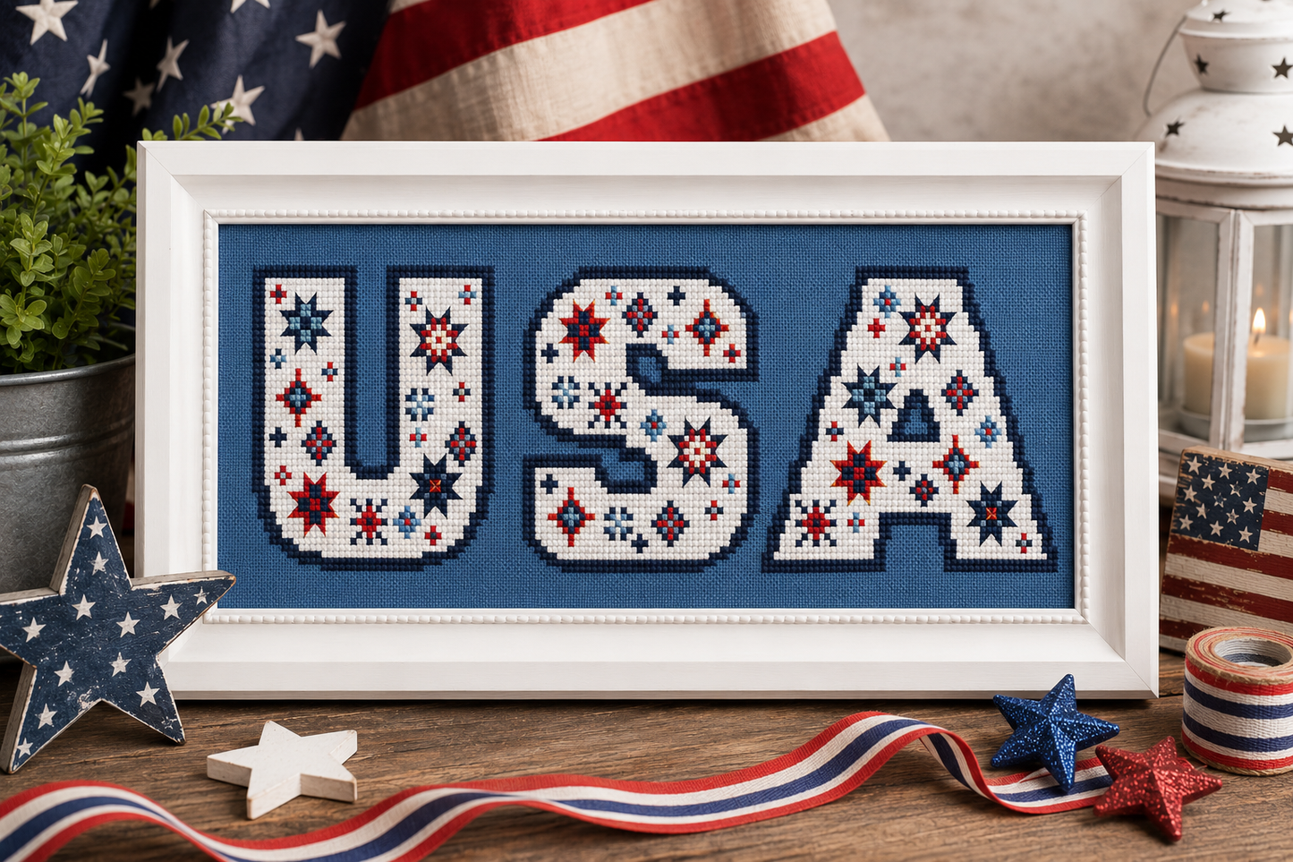 *Preorder* USA by Salty Stitcher Designs