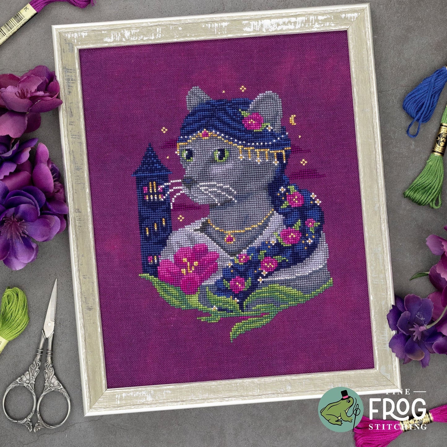 Purrsinette by Fine Frog Stitching