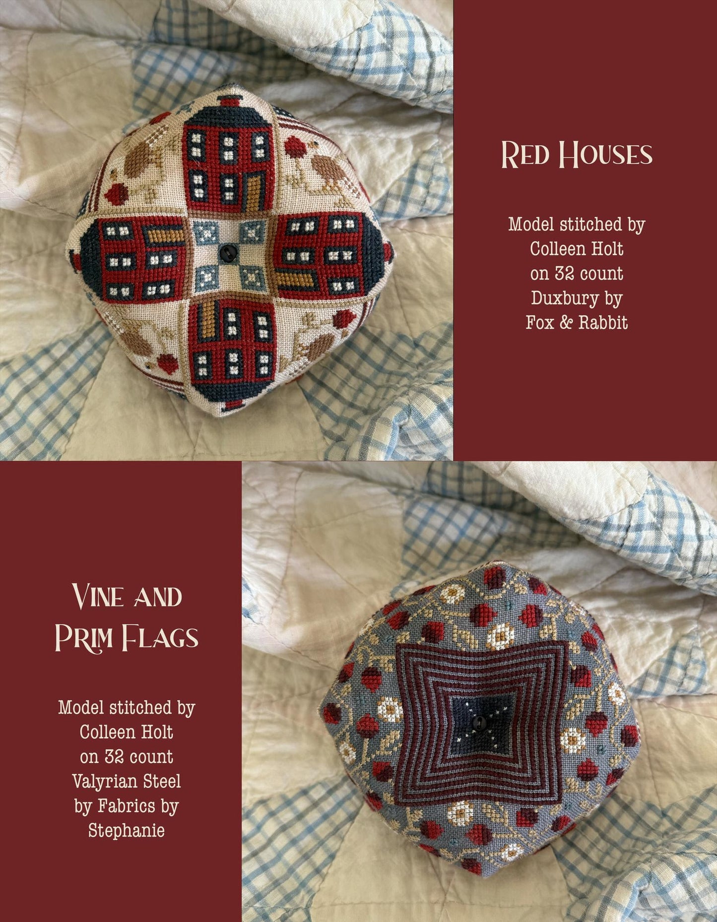 *Preorder* Land That I Love Biscornu Book by Teresa Kogut