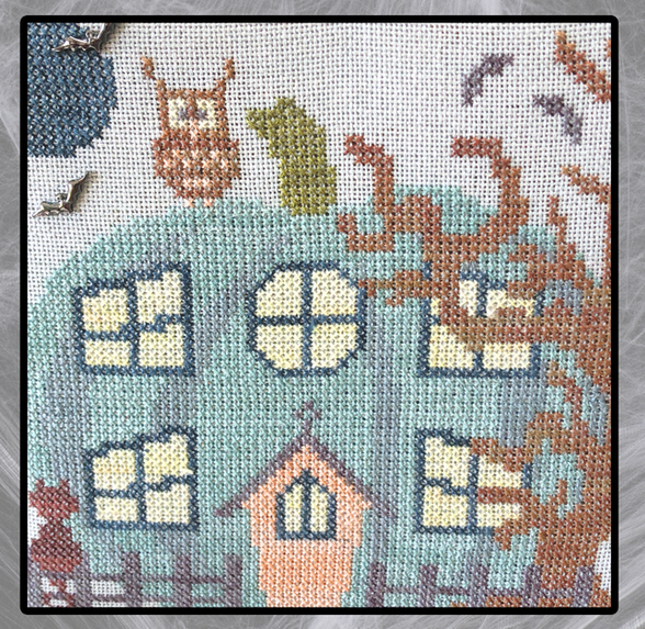 Haunted Pumpkin by Barefoot Needleart for Needlework Marketplace
