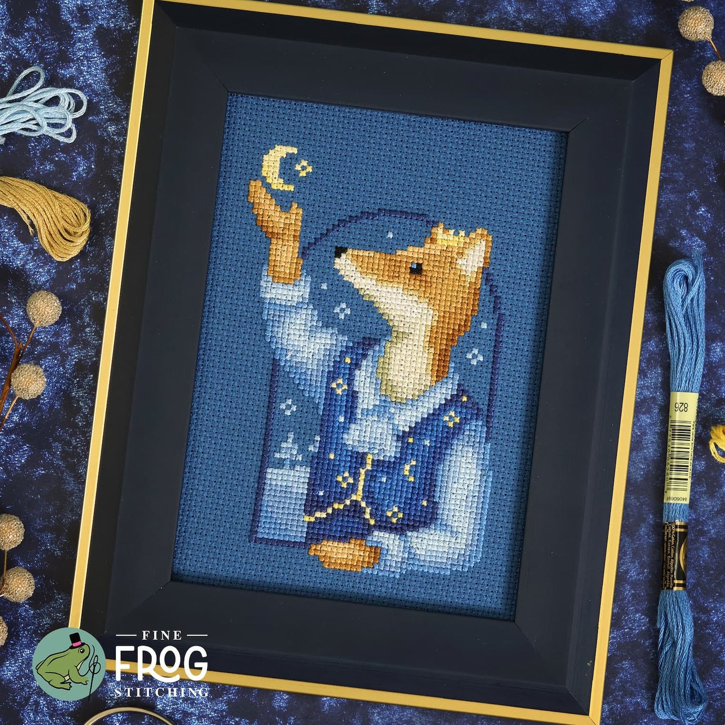 Winter Sky Price by Fine Frog Stitching-Cross Stitch-Fine Frog Stitching-Millennial Fabrics