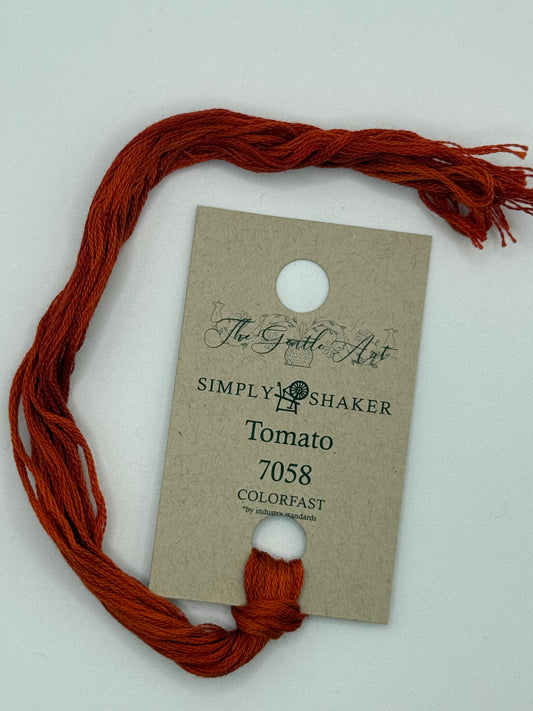 7058 Tomato | 6 Strand Embroidery Floss by The Gentle Art