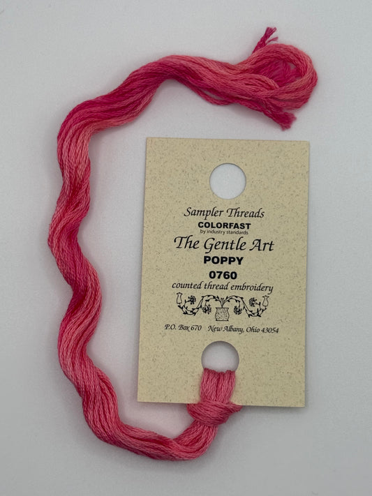 0760 Poppy | 6 Strand Embroidery Floss by The Gentle Art