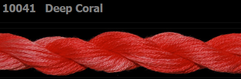 10041 Deep Coral | 6 Strand 20 Yard Skein Embroidery Floss by Threadworx-Cross Stitch-Threadworx-Millennial Fabrics