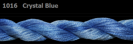 1016 Crystal Blue | 6 Strand 20 Yard Skein Embroidery Floss by Threadworx-Cross Stitch-Threadworx-Millennial Fabrics