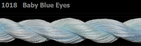 1018 Baby Blue Eyes | 6 Strand 20 Yard Skein Embroidery Floss by Threadworx-Cross Stitch-Threadworx-Millennial Fabrics