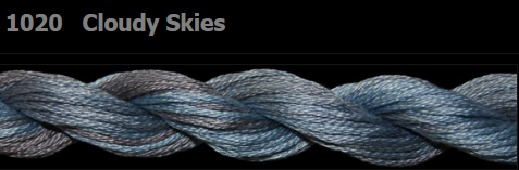 1020 Cloudy Skies | 6 Strand 20 Yard Skein Embroidery Floss by Threadworx-Cross Stitch-Threadworx-Millennial Fabrics