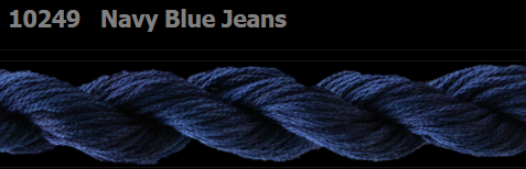 10249 Navy Blue Jeans | 6 Strand 20 Yard Skein Embroidery Floss by Threadworx-Cross Stitch-Threadworx-Millennial Fabrics