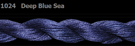 1024 Deep Blue Sea | 6 Strand 20 Yard Skein Embroidery Floss by Threadworx-Cross Stitch-Threadworx-Millennial Fabrics