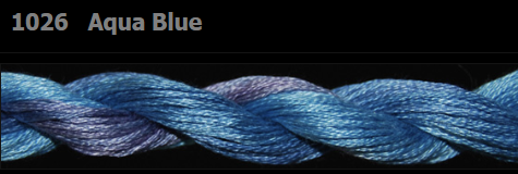 1026 Aqua Blue | 6 Strand 20 Yard Skein Embroidery Floss by Threadworx-Cross Stitch-Threadworx-Millennial Fabrics