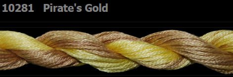 10281 Pirate's Gold | 6 Strand 20 Yard Skein Embroidery Floss by Threadworx-Cross Stitch-Threadworx-Millennial Fabrics