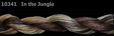 10341 In the Jungle | 6 Strand 20 Yard Skein Embroidery Floss by Threadworx-Cross Stitch-Threadworx-Millennial Fabrics